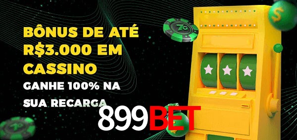 899Bet melhor bônus de depósito